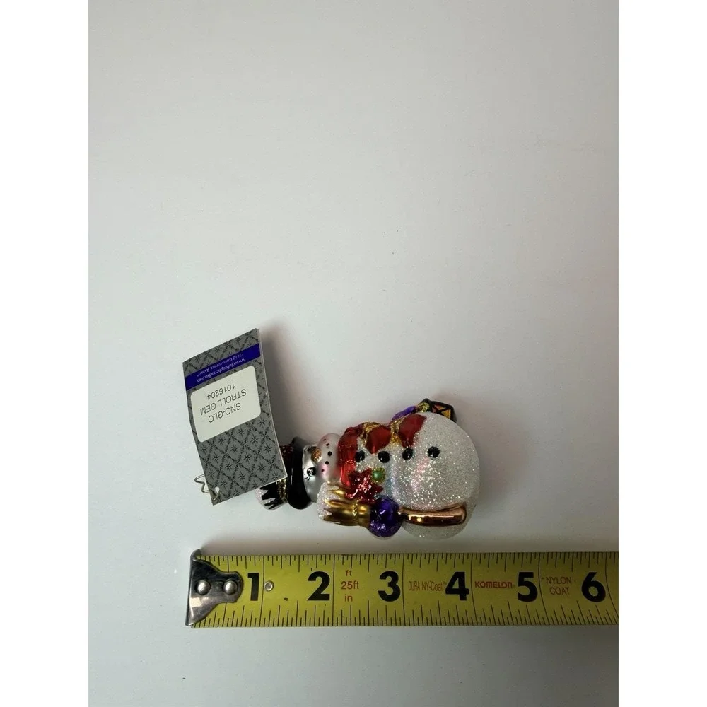Christopher Radko Sno Glo Stroll Gem 1016204 Snowman Holding Broom